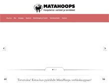 Tablet Screenshot of matahoops.fi